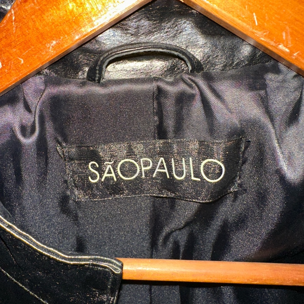 Saopualo leather jacket